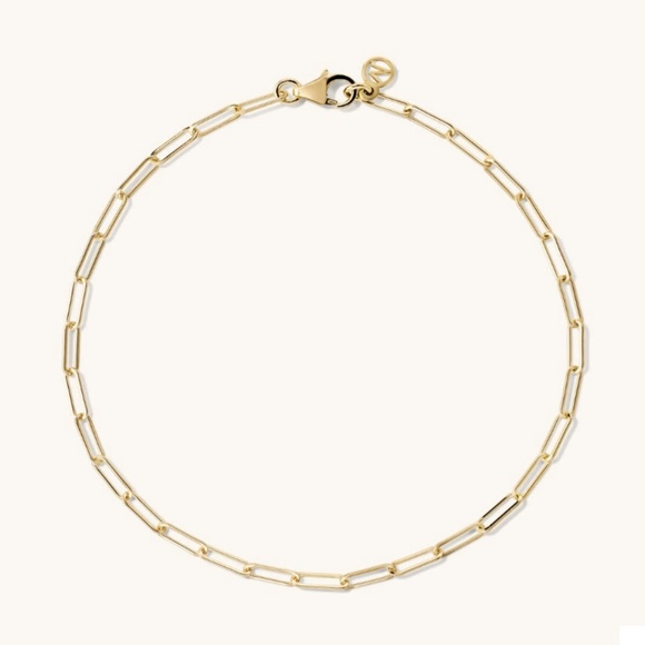 Mejuri Jewelry - Mejuri 14k Gold Boyfriend Paperclip Bracelet